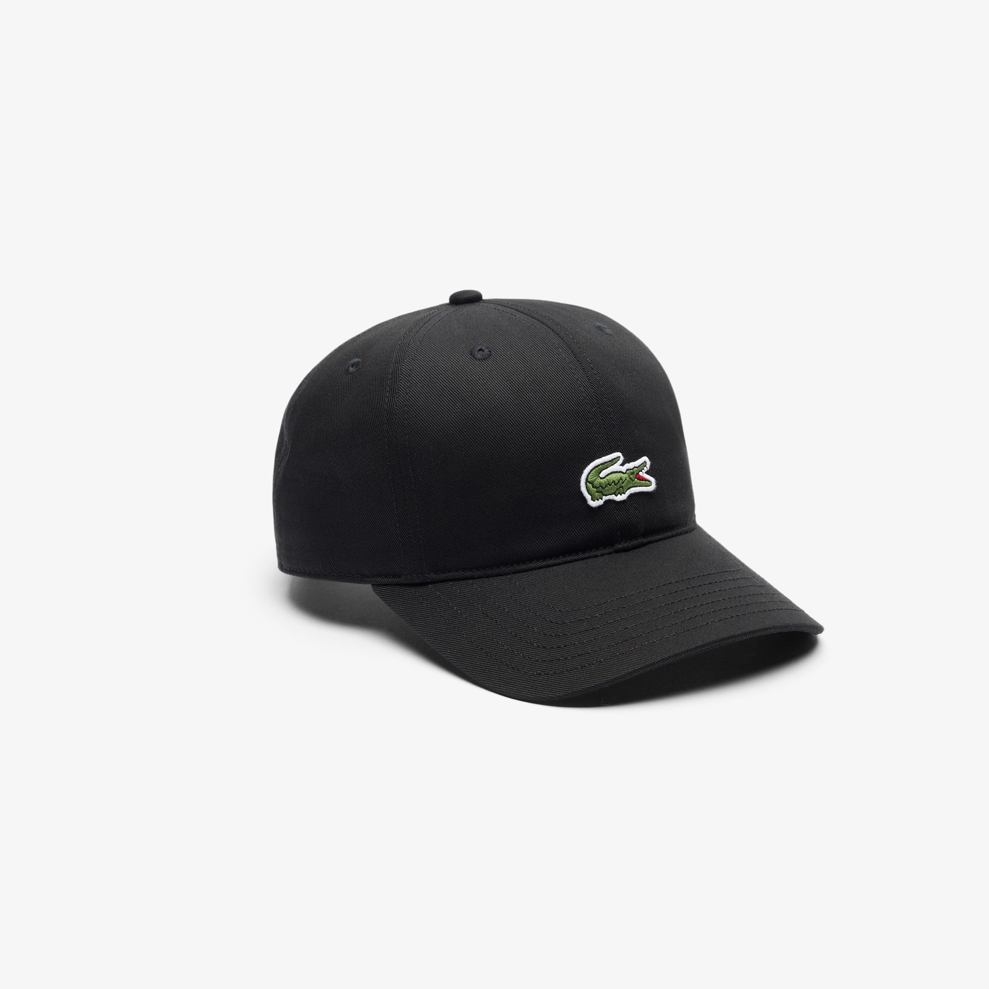 Lacoste Boys' Cotton Twill Cap - One Size In Black