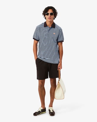 Sudadera Con Estampado Con Cuello Redondo De Lacoste Para Hombres