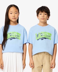 Kids' Crocodile Print Cotton T-Shirt
