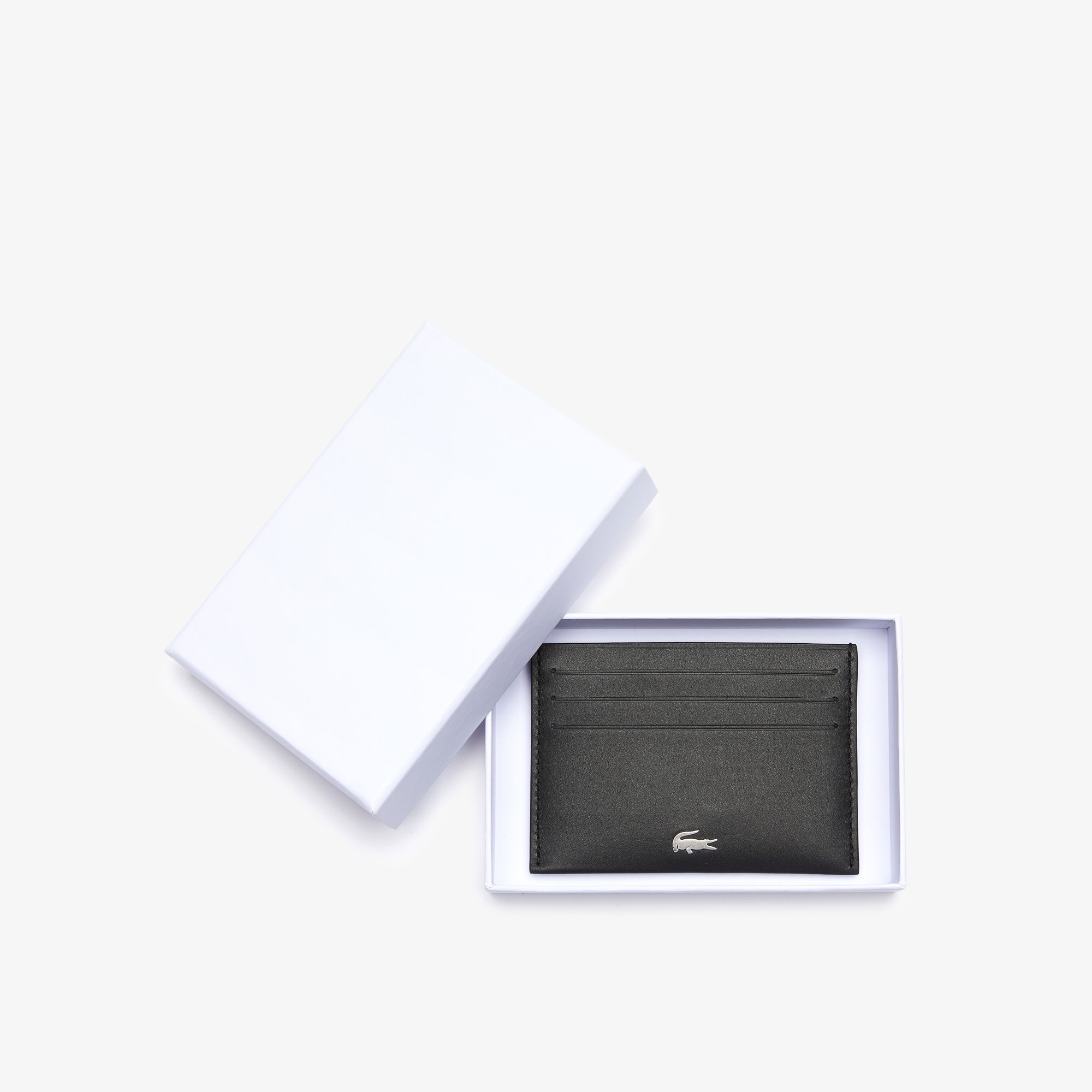 Men's FG Leather Card Holder - Bags - New In 2025 | Lacoste