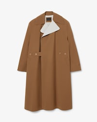 Runway Wool Blend Trench Coat