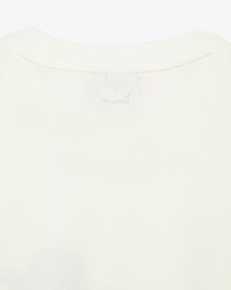 T-shirt homme Lacoste x Netflix en coton biologique