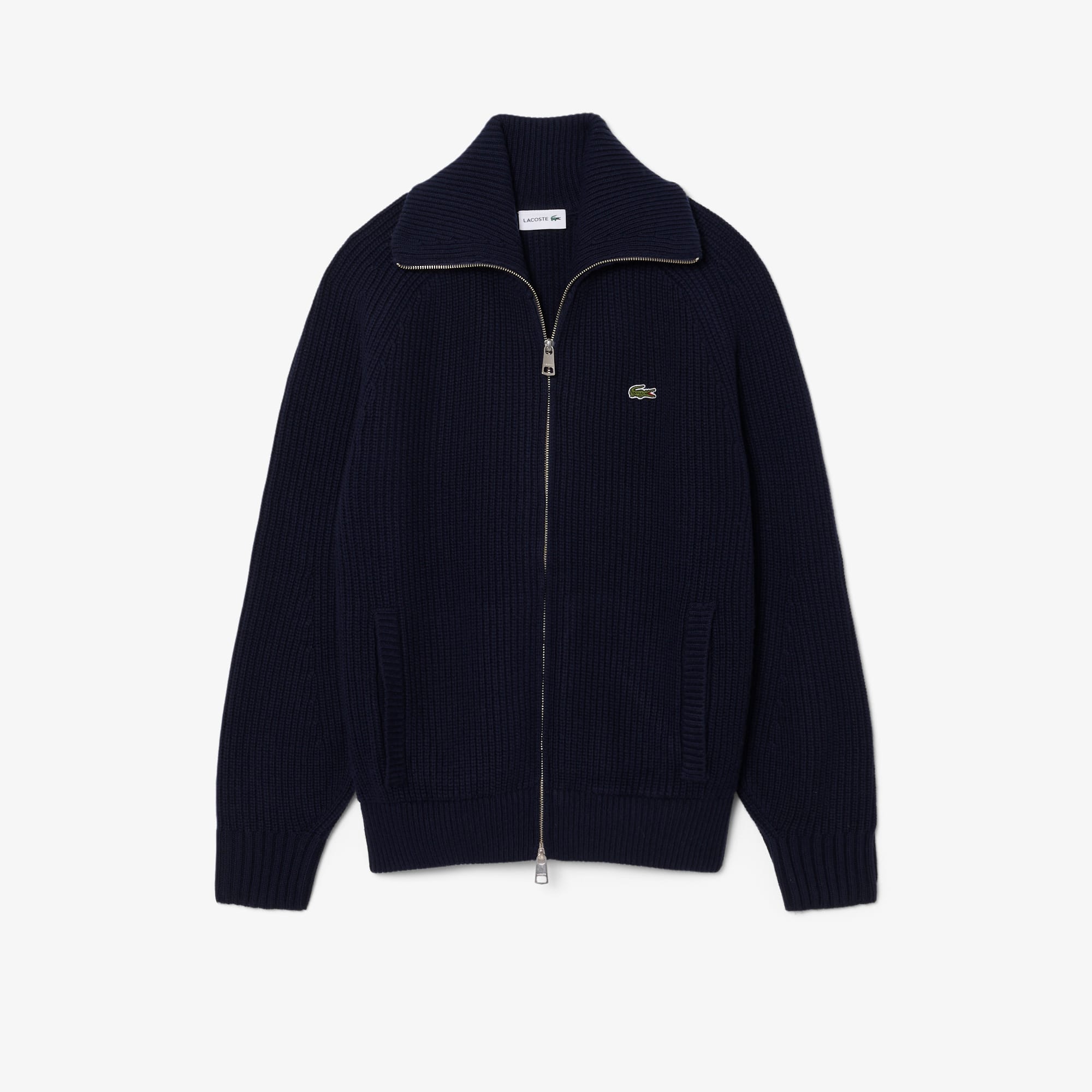 ウールプルオーバーフーディー　LACOSTE Men's Relaxed Fit Wool Cardigan - Sweaters & Sweatshirts - New In