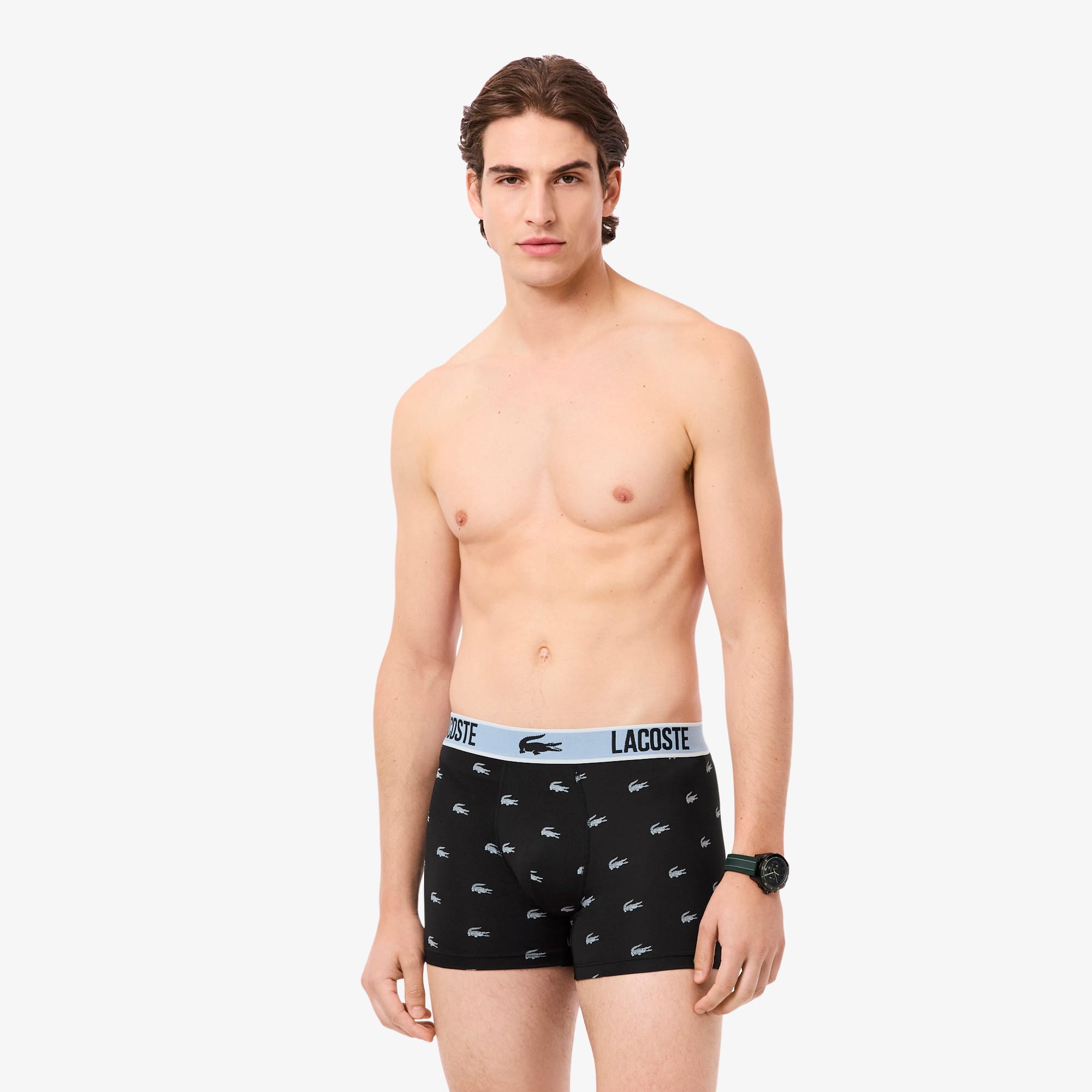 Lacoste Men's 3-Pack Microfiber Trunks