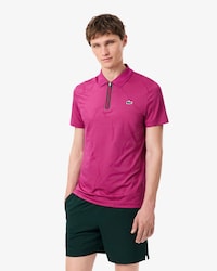 Polo de Tenis con Cocodrilo de Jacquard Ultra Dry