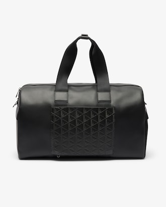Men's Large Monogram Leather Weekend Bag