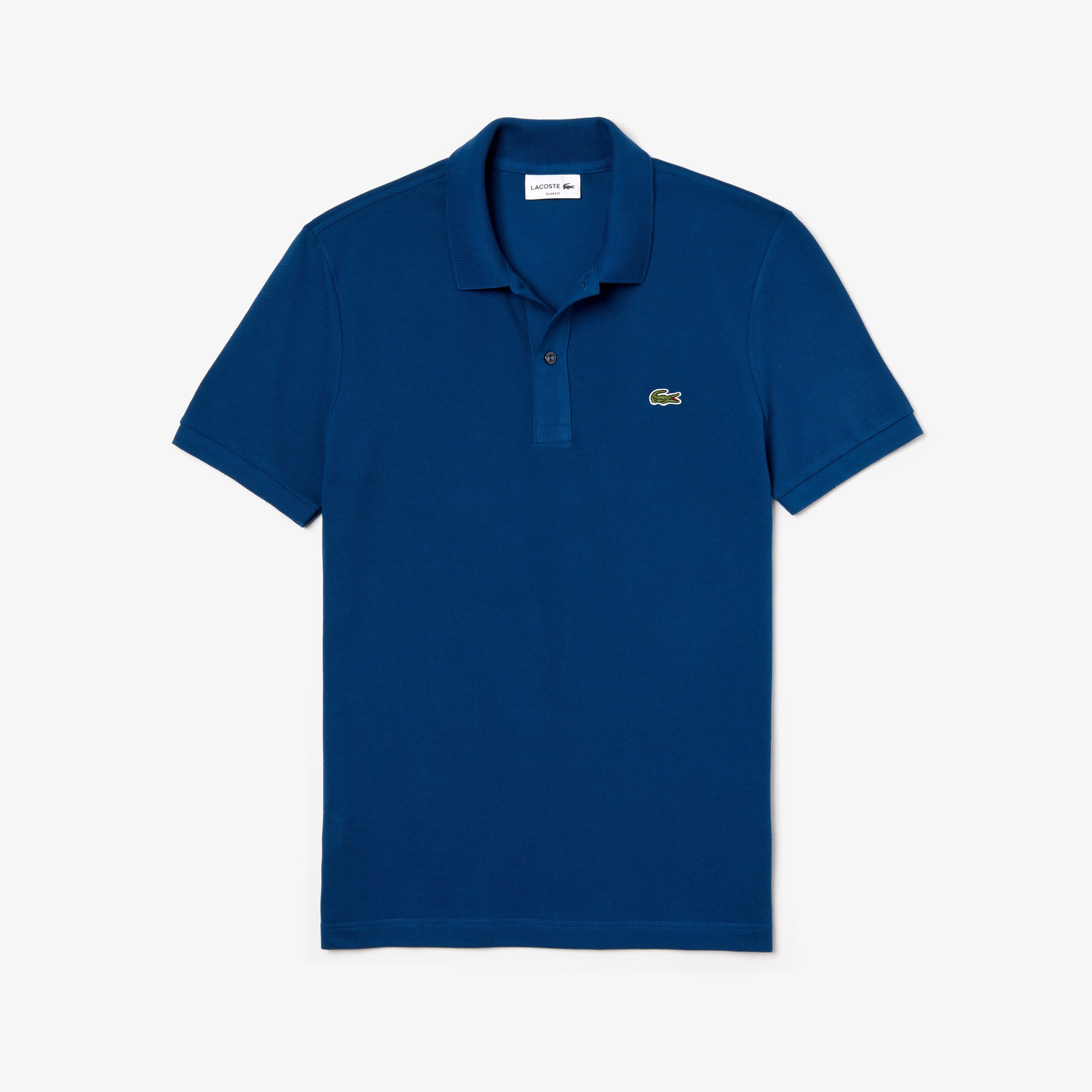 Mens Slim Fit L.12.12 Pique Polo Men - Blue - Lacoste - Polos PH4012_Z1G