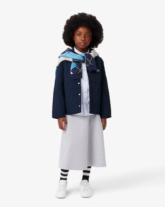 Kids' Quilted Plaid Overshirt