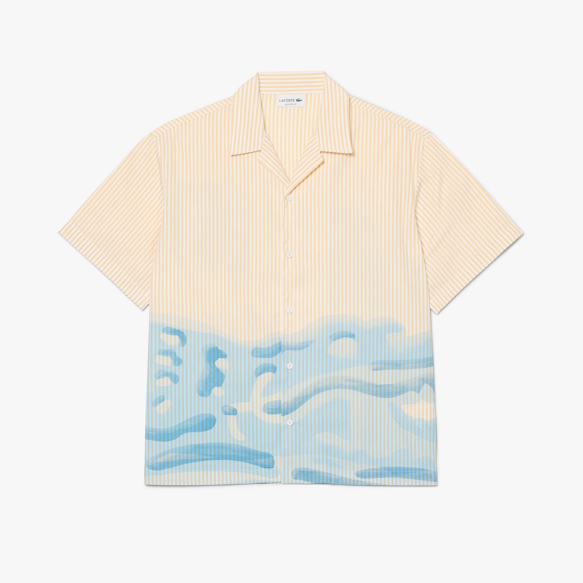 Relaxed Fit Striped Crocodile Shirt - Button Down Shirts - New In