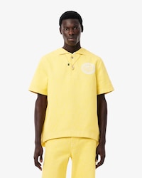 Men's Runway Oversized Denim Polo
