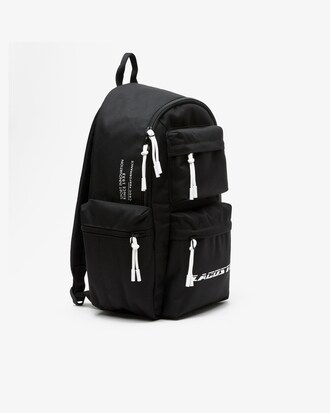 Unisex Contrast Inscription Backpack