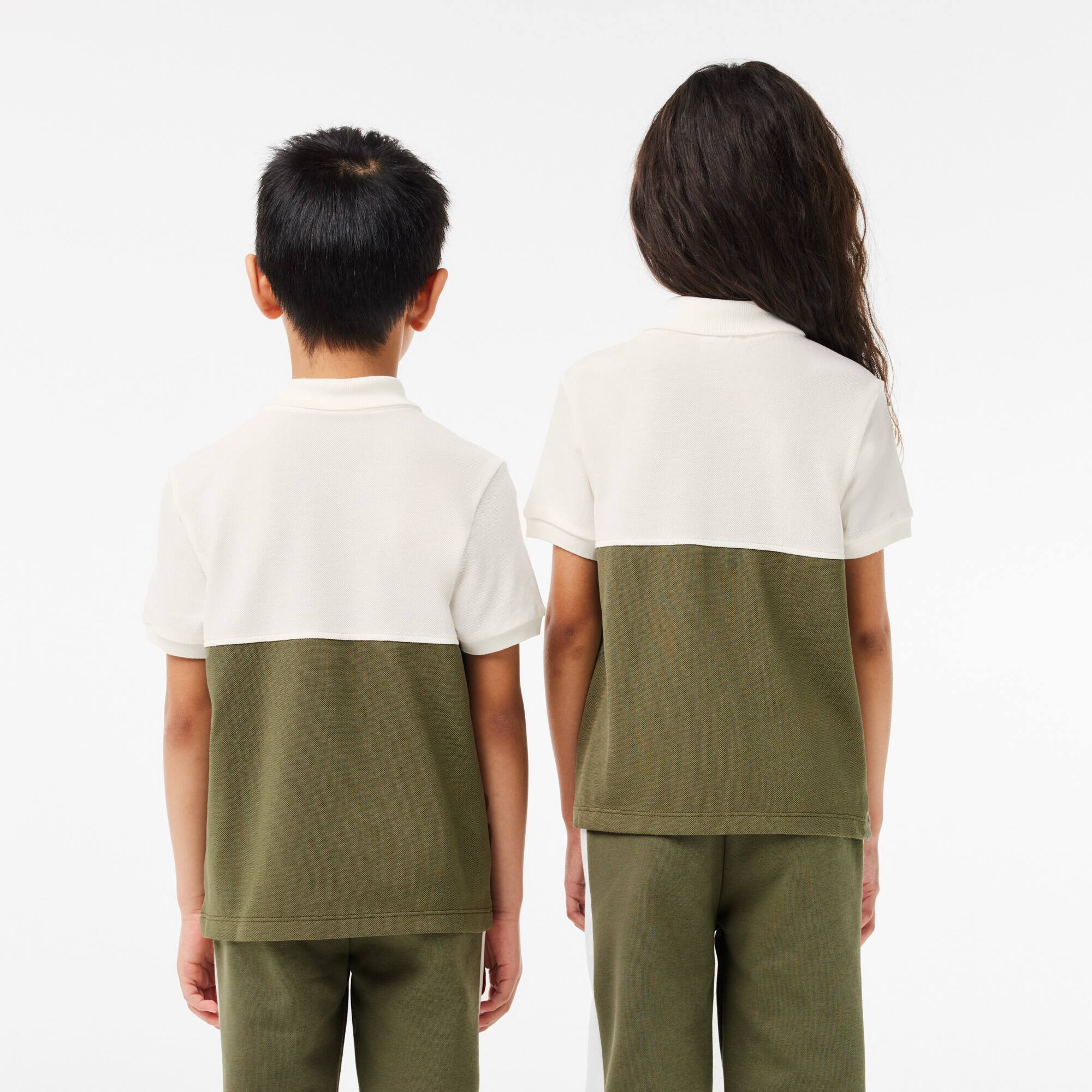 Kids' Colorblock Piqué Polo - Polos - New In 2025 | Lacoste