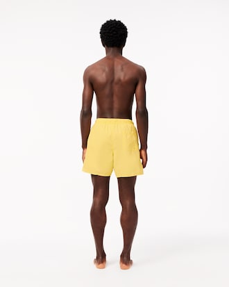 Men's Washed Effect Swim Trunks