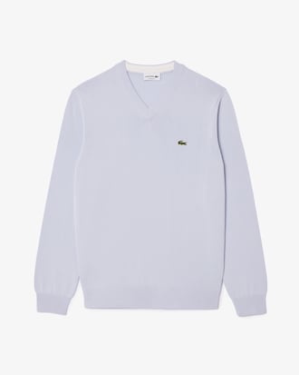 Men's Cotton V-Neck Sweater