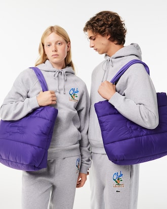 Puffy Croc Quilted Tote