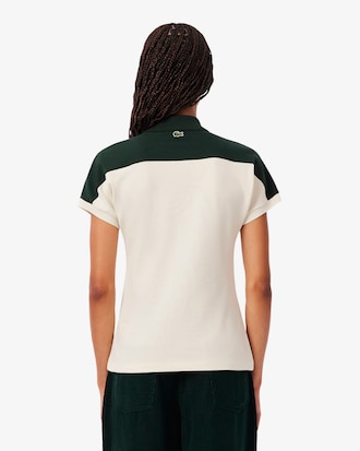 Women's Made In France Slim Fit Striped Polo