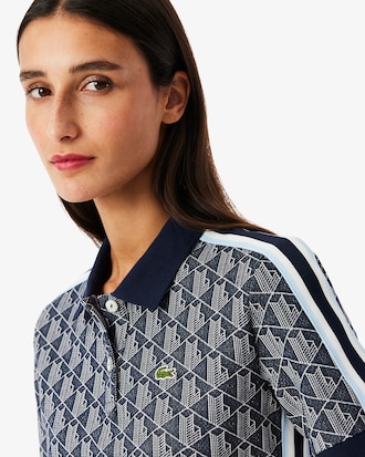 Women's Slim Fit Monogram Polo