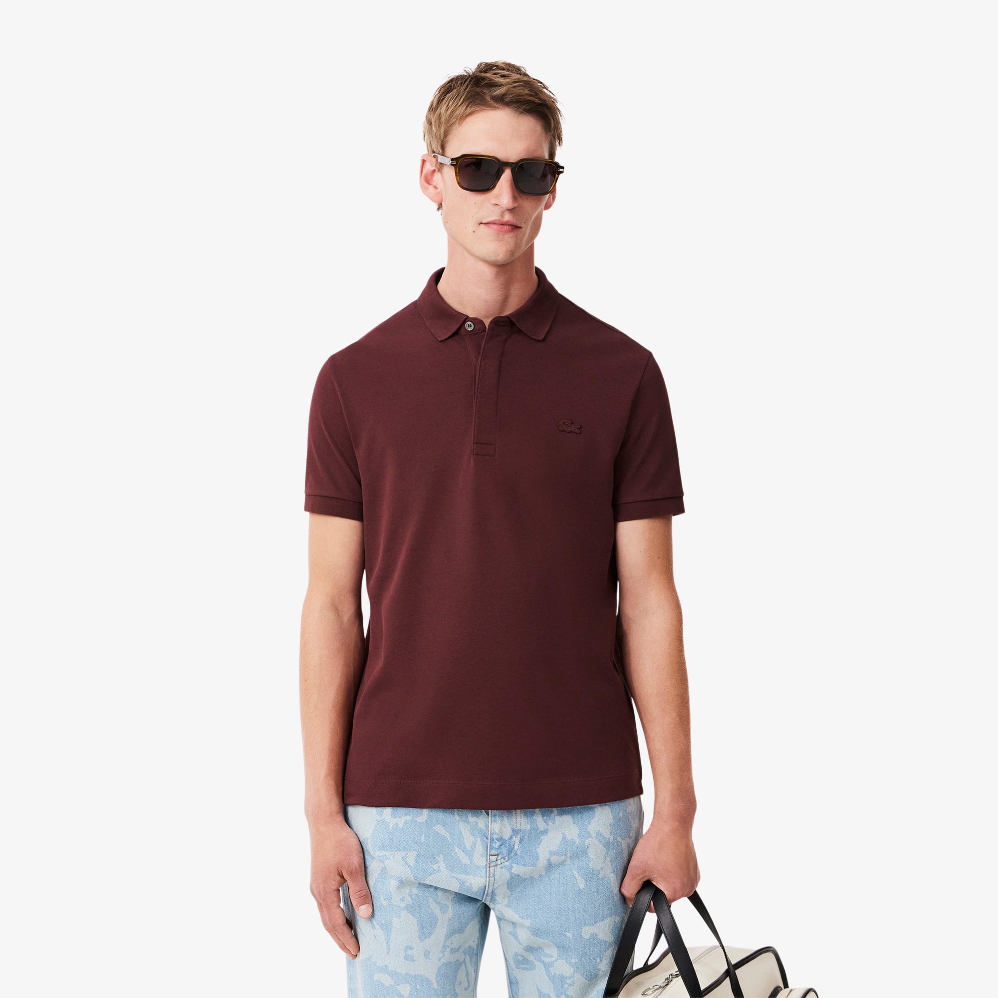 Men's Regular Fit Paris Stretch Piqué Polo - Polo Shirts - New In