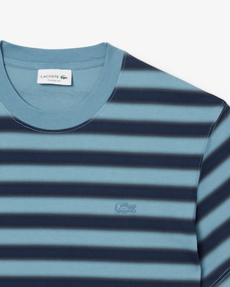 Playera de punto con estampado de rayas