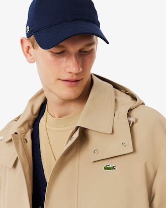 Men's Mid-Length Water-Repellent Hooded Parka