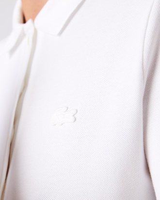 Women's Slim Fit L.12.D Stretch Mini Piqué Polo