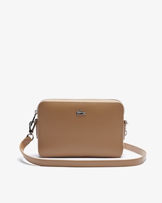 Sac &agrave; bandouli&egrave;re amovible Chantaco en cuir piqu&eacute;