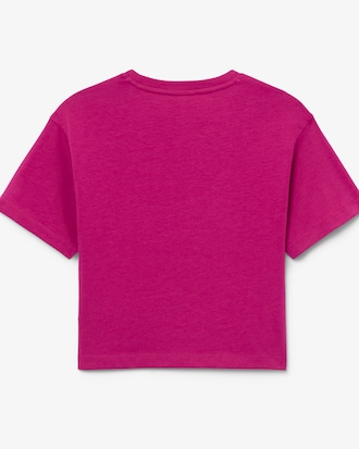Playera Oversized de Algod&oacute;n con Insignia