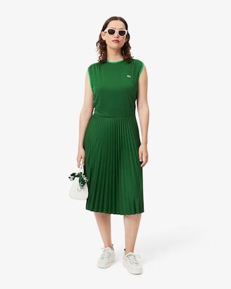 Women's Sleeveless Pleated Dress