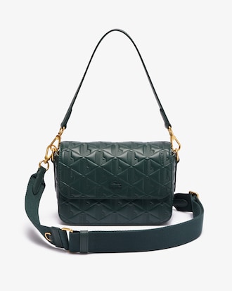 Maheki Embossed Leather Shoulder Bag