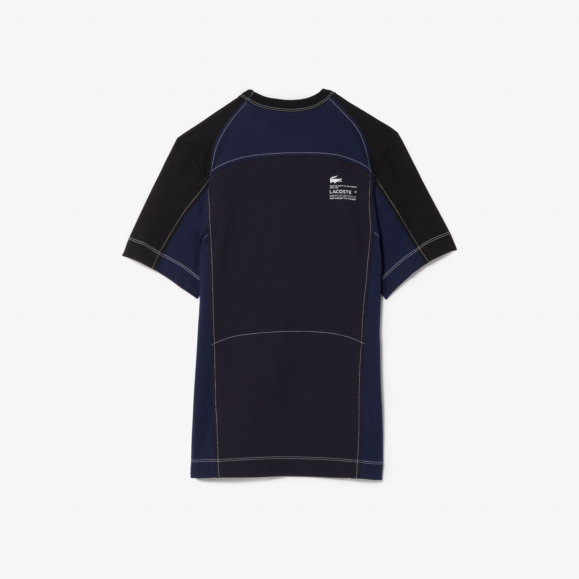 Tシャツ・カットソー LACOSTE Woman Polo Shirt Navy PF7839 166 Lacoste Polo Neck Navy Blue Women's T-Shirt - PF7839-00-166