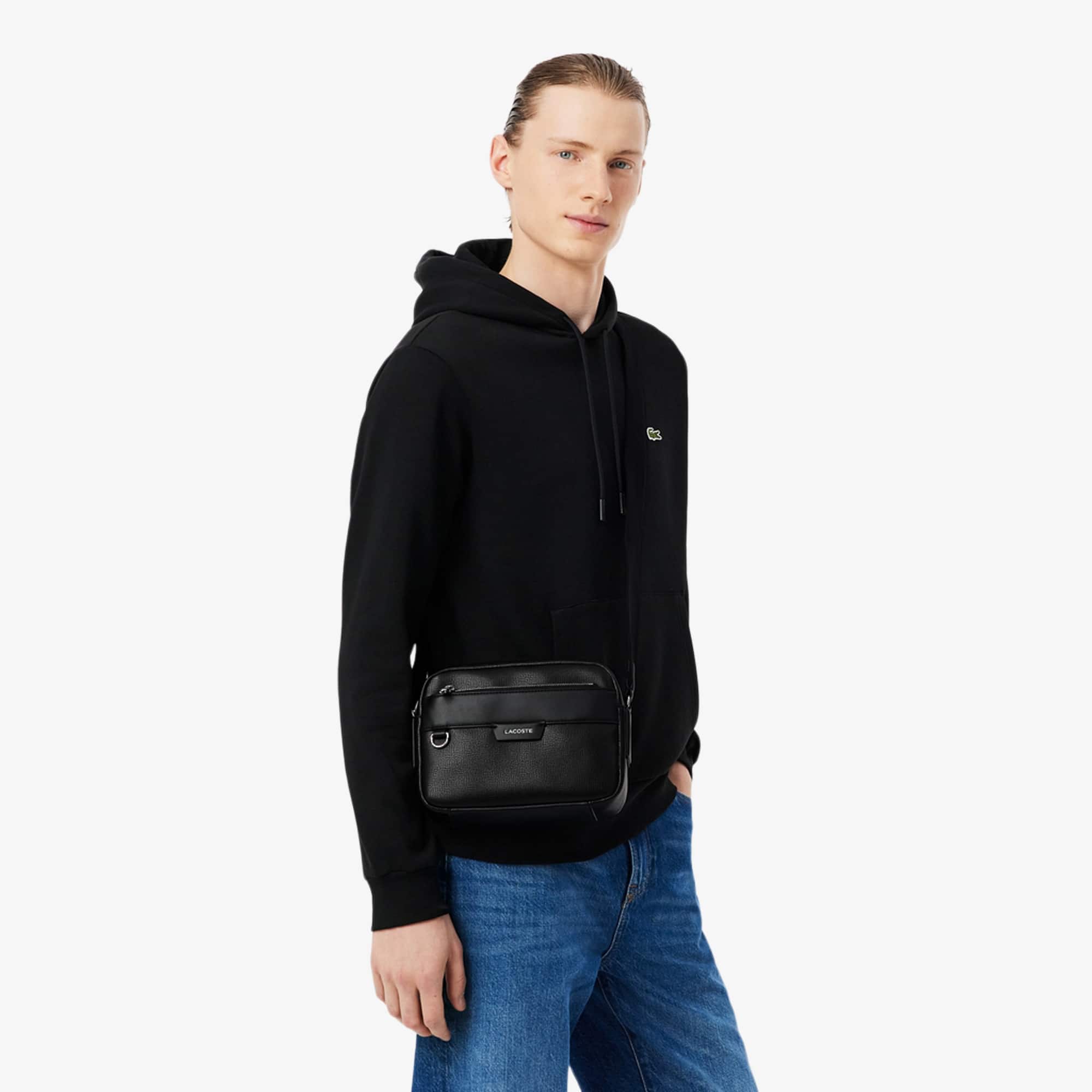 always 2026ssショルダー バッグ Ossian Leather Reporter Bag - Bags - New In 2026 | Lacoste