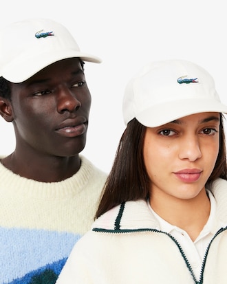 Gorra de algodón con paisaje de cocodrilo