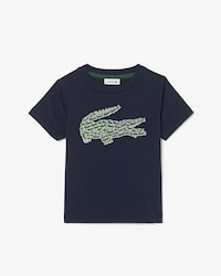 Boys' Crocodile Print Cotton T-Shirt