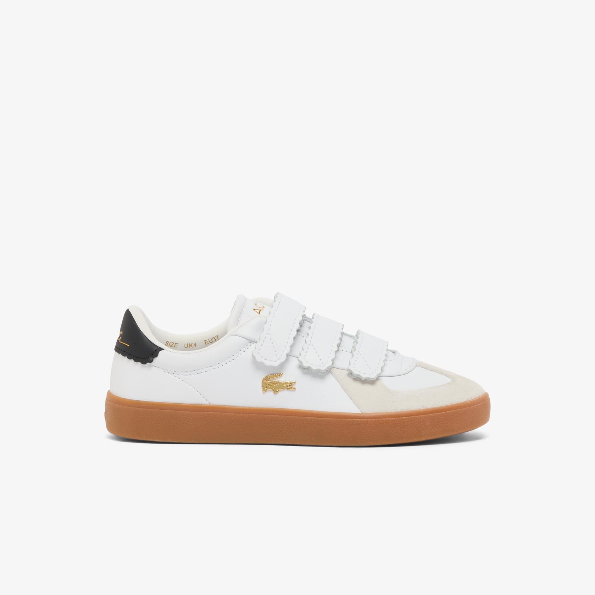 Lacoste Women's Baseshot Pro Strap Leather Sneakers - 10 In White