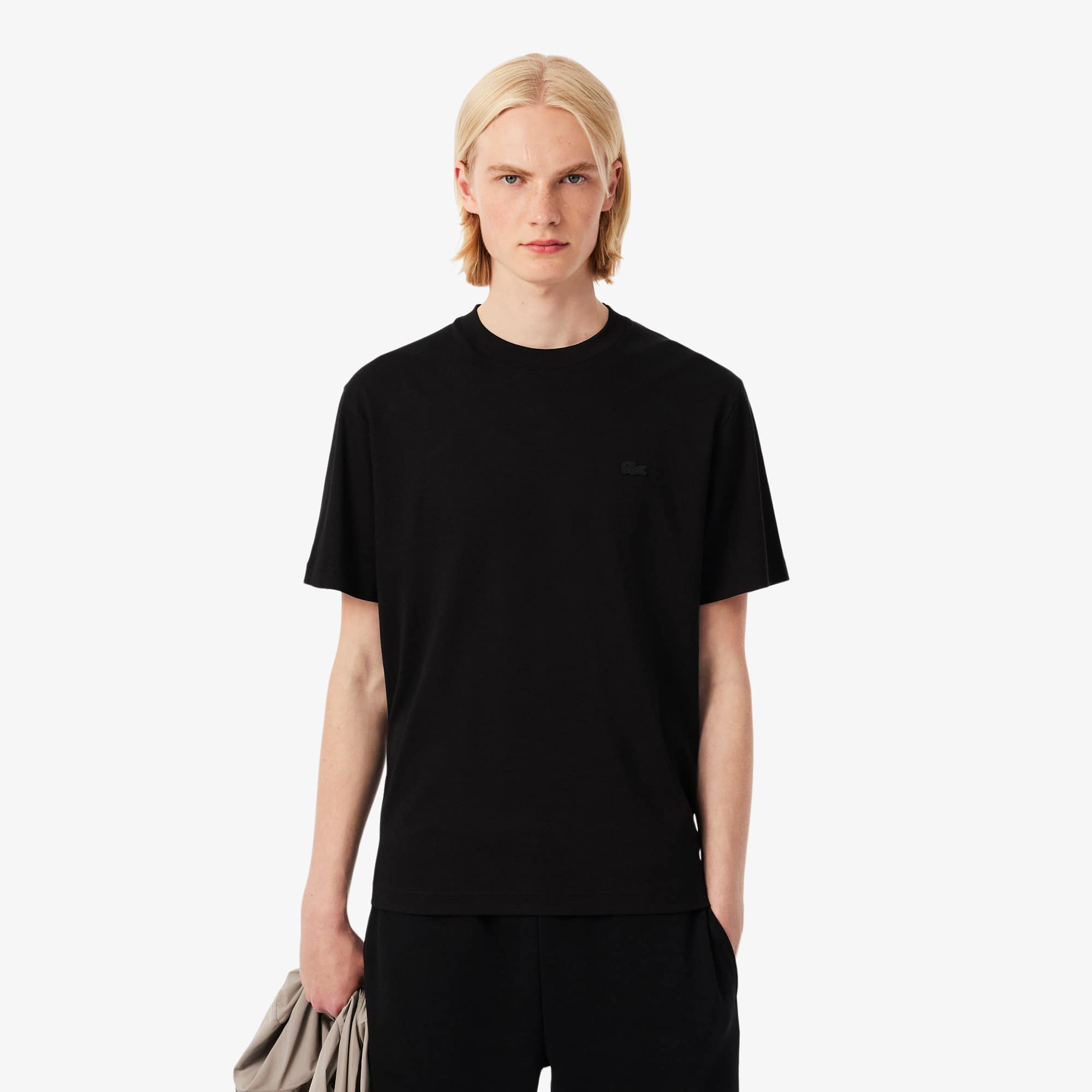 Lacoste Men's Embroidered Signature T-Shirt