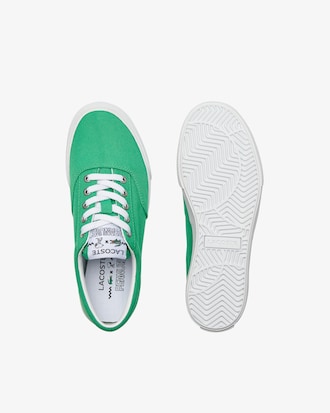 Sneakers Jump Serve Lacoste&nbsp;x Peanuts enfant en toile &agrave; lacets