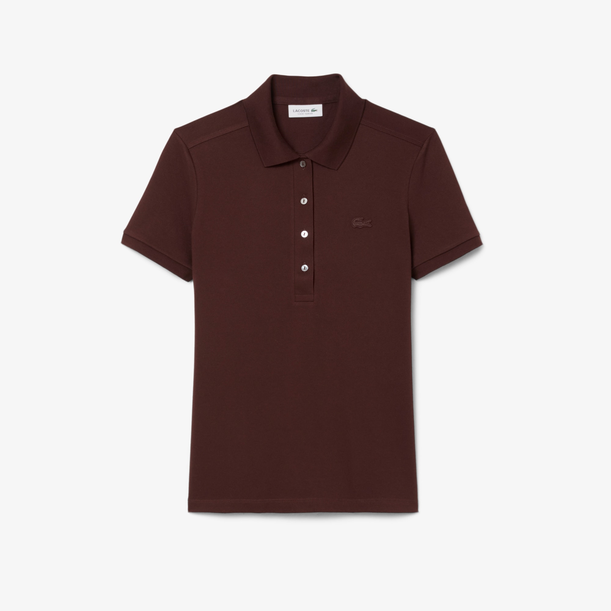 Women's L.12.D Slim Fit Stretch Mini Piqué Polo - Polo Shirts