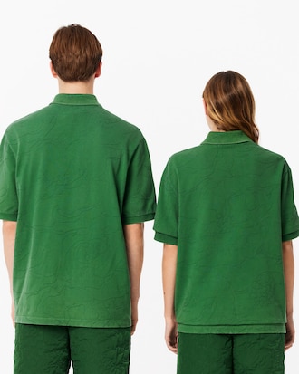 Unisex Embroidery Collection Oversized Polo