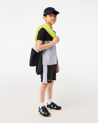 Kids' Colorblock Piqué Polo