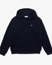 Boys&rsquo; Hooded Colorblock Print Fleece Zip Sweatshirt