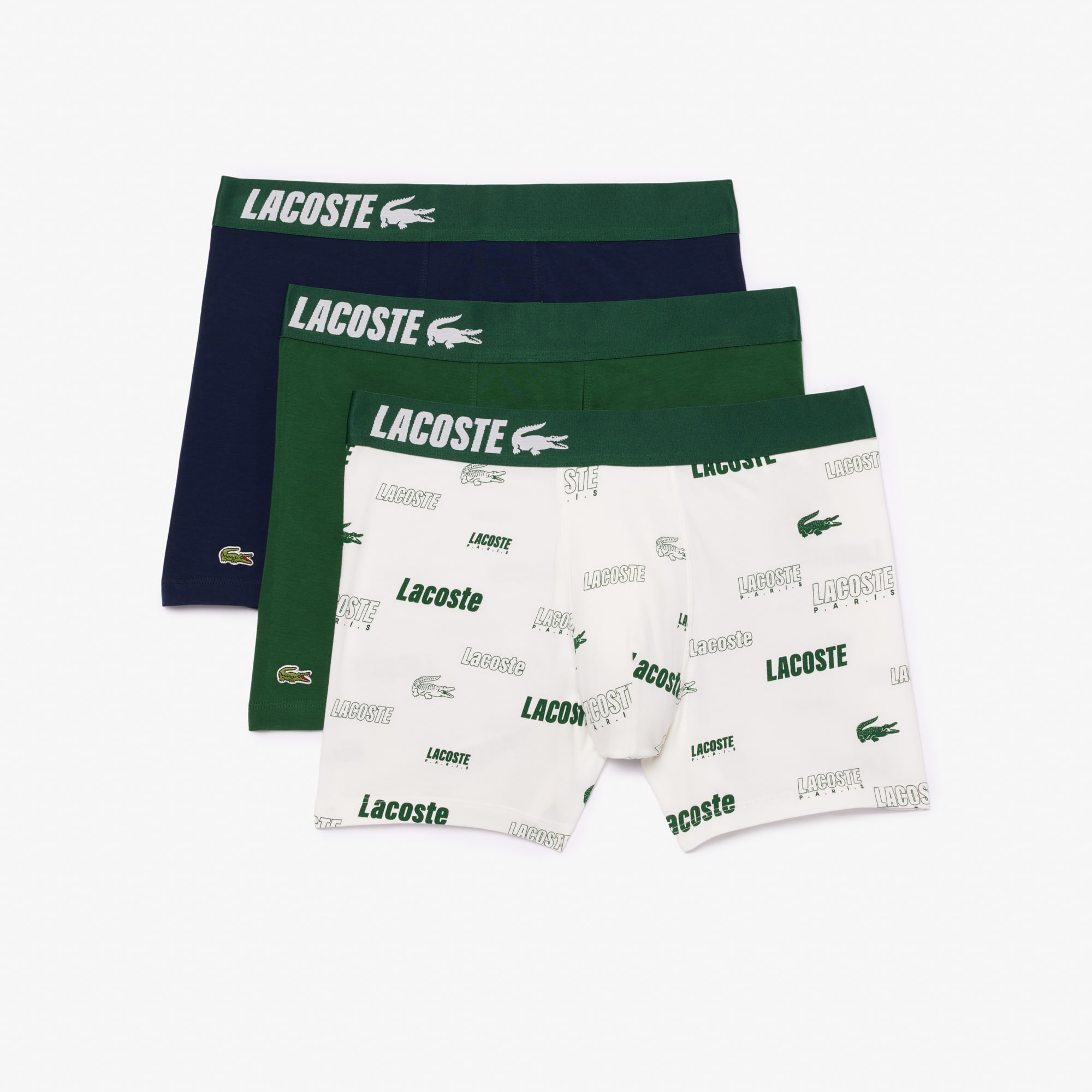 Men's Stretch Cotton Print Boxer Briefs 3-Pack - Underwear - New
