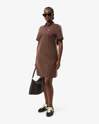Women's Slim Fit Monogram Polo Dress