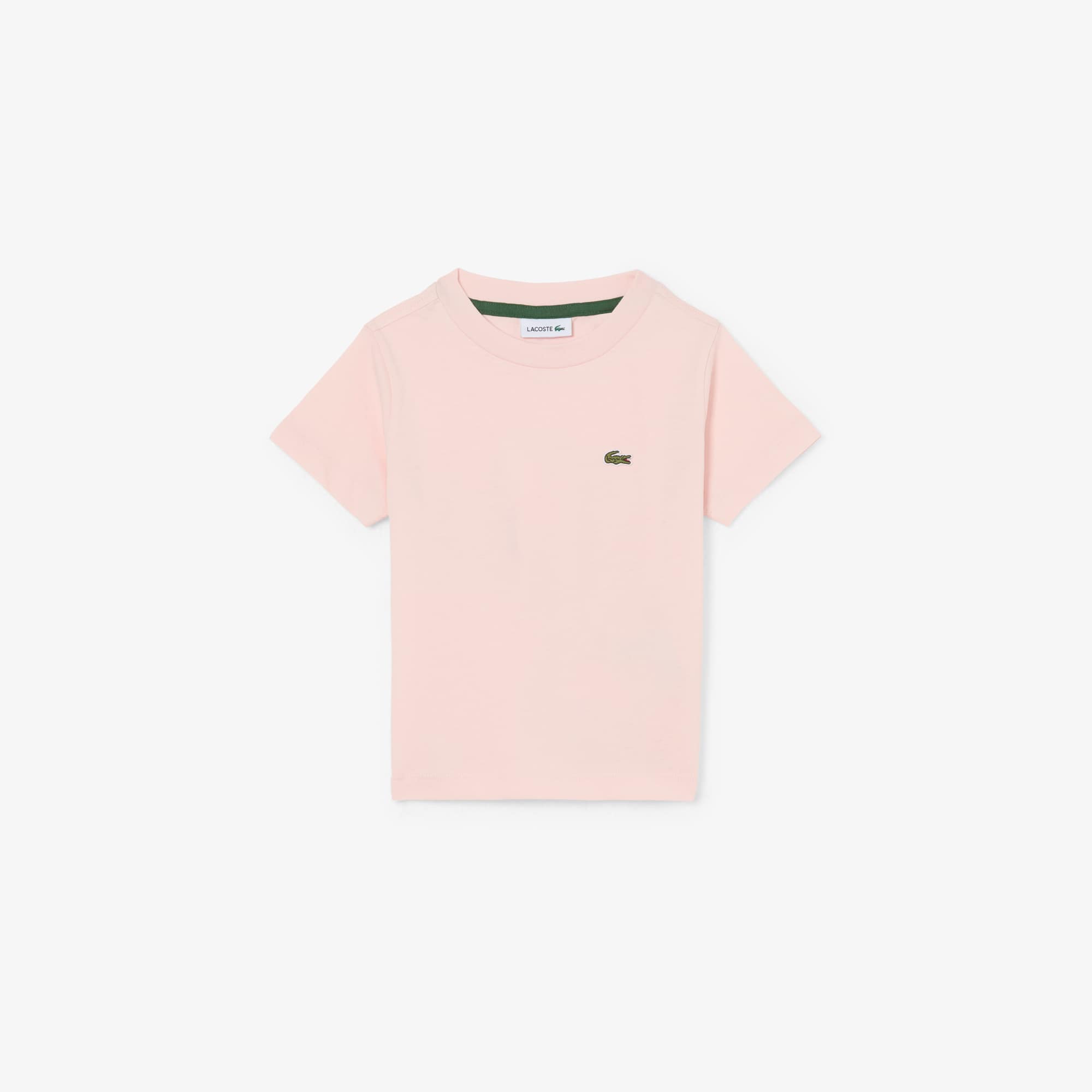 Lacoste Kids' Cotton T-shirt - 7 Years In Pink