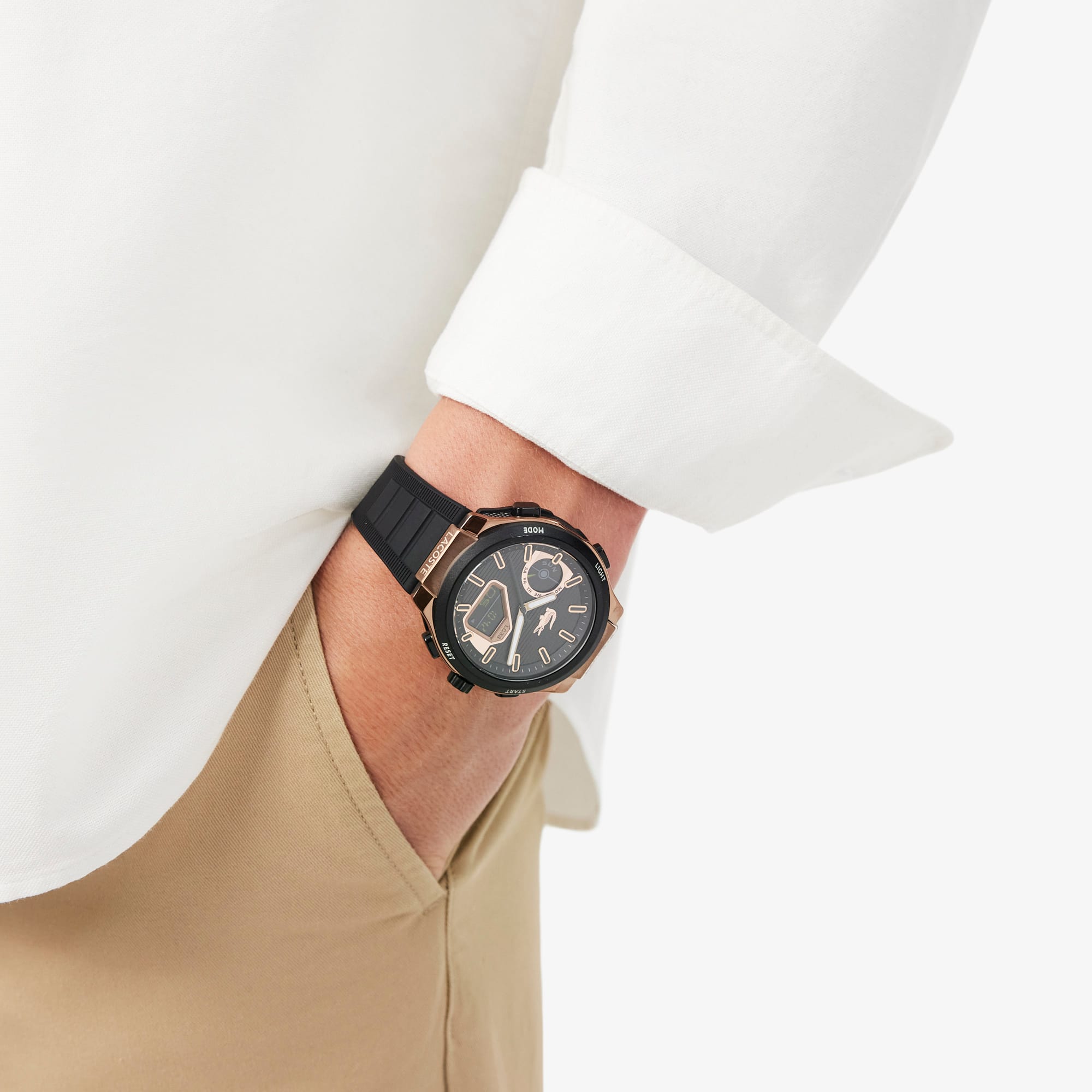 LC33 Premium Analog and Digital Silicone Watch