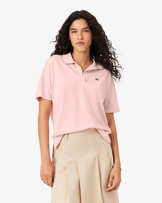 Women's Relaxed Fit Piqu&eacute; Polo