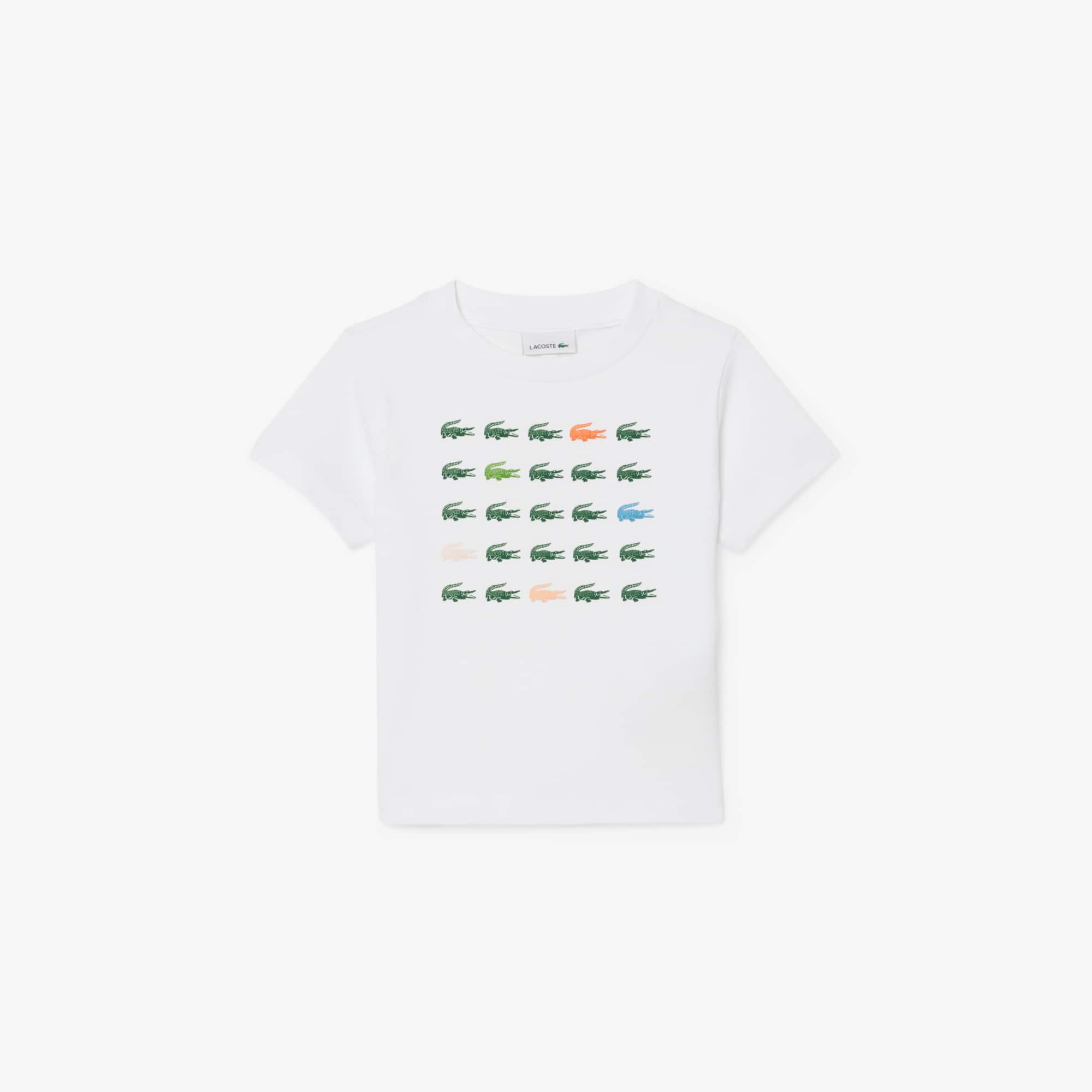 Crocodile Print Cotton T-Shirt - T-Shirts & Tops - New In 2026