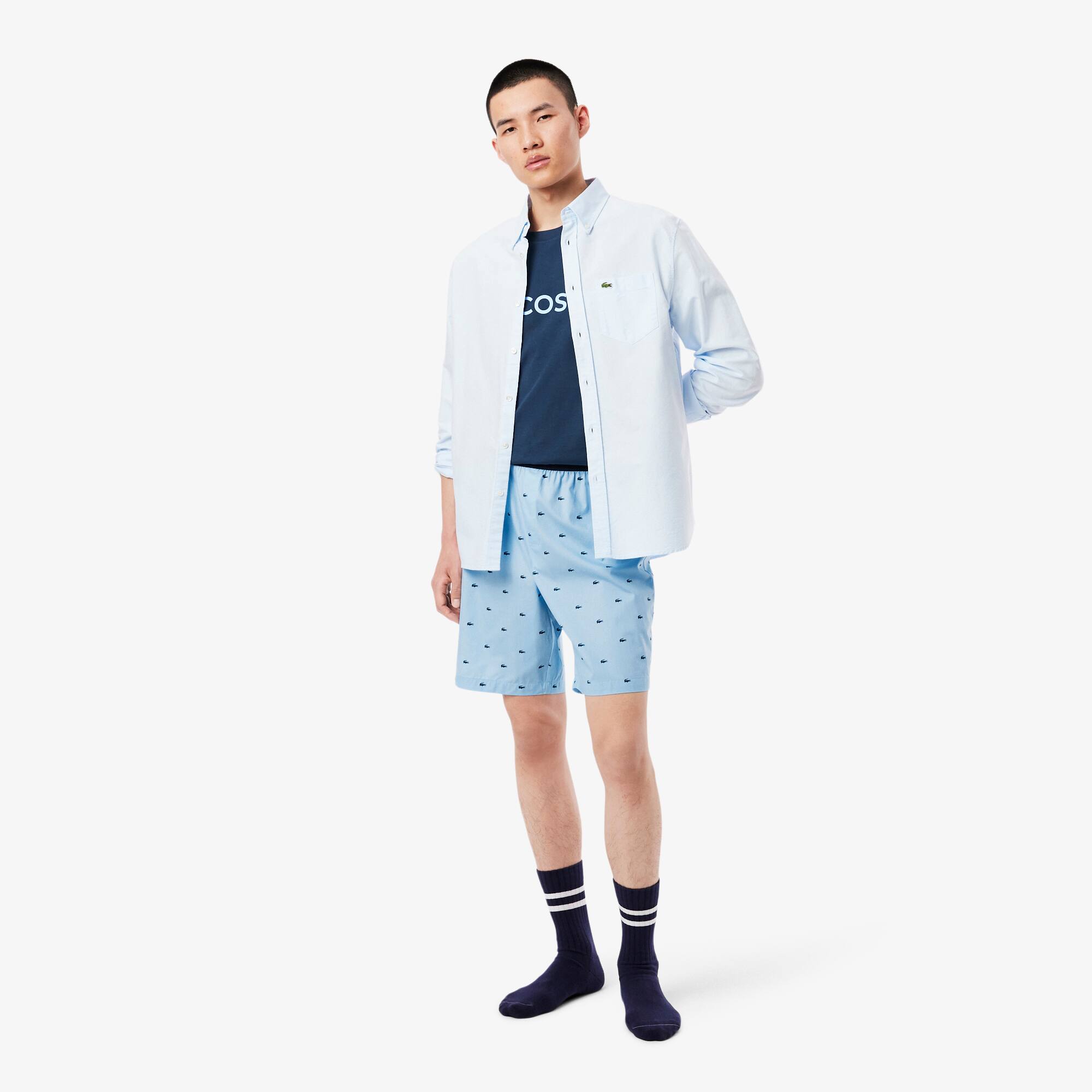 Men's Printed Poplin Pajama Shorts - Shorts & Swim - New In 2026