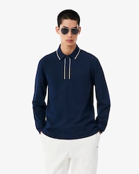 Regular Fit Long Sleeved Paris Polo Shirt