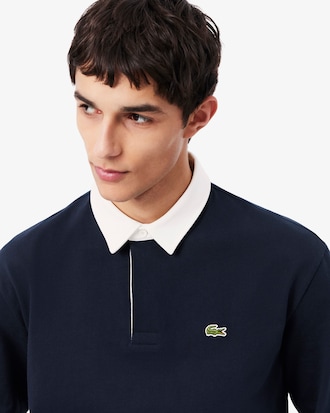 Relaxed Fit Jersey Rugby Polo Shirt