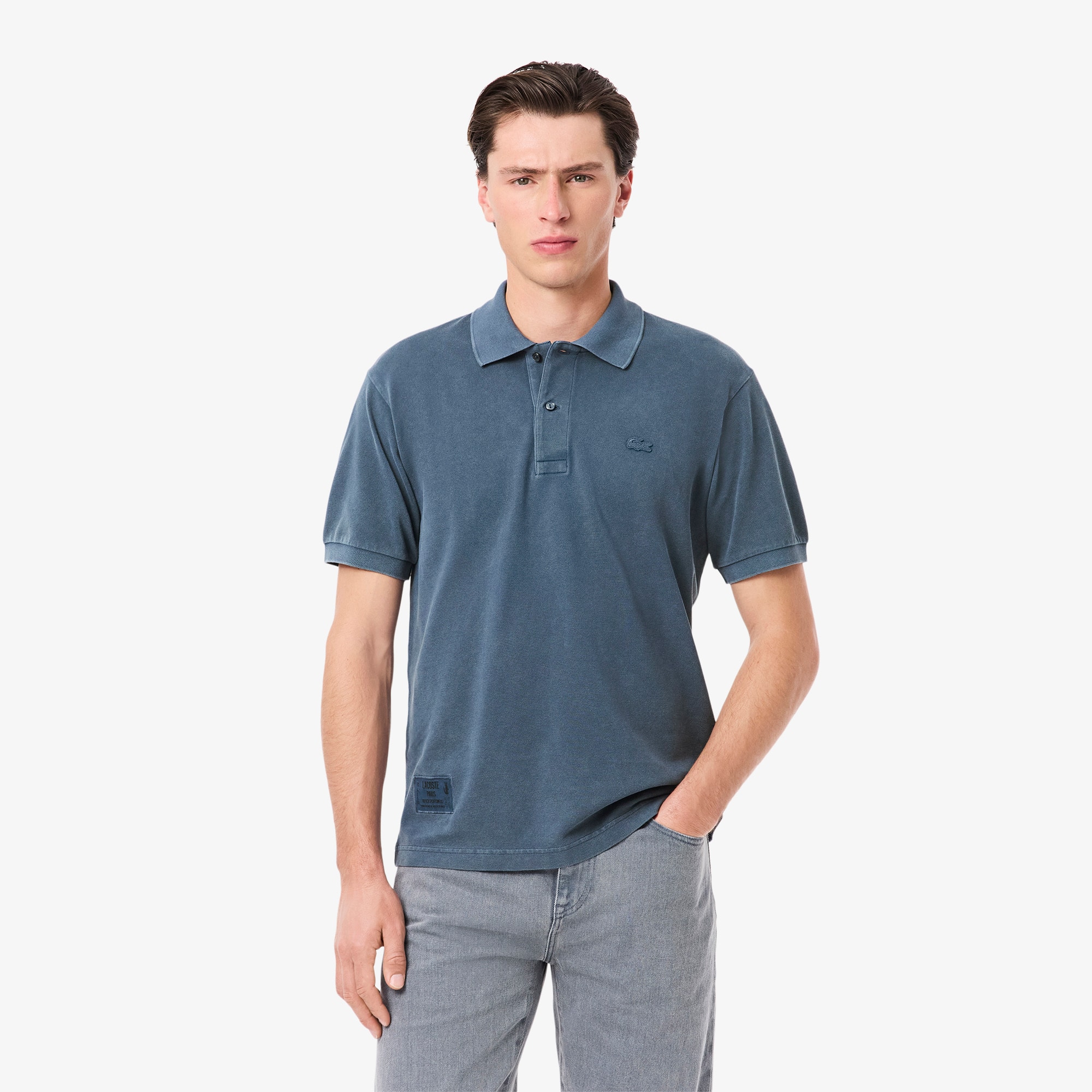 80s izod lacoste ポロシャツ USA製 L ターコイズグリーン